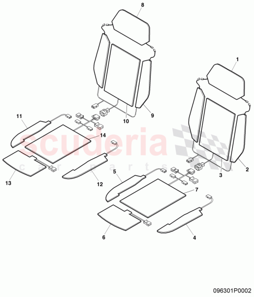 Part Diagram for Bentley 3W5963551AC