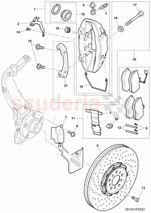 Part Diagram for Bentley 3W0 615 301 J
