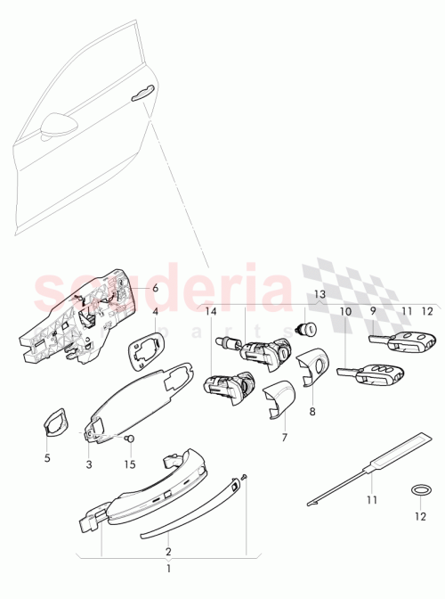 Part Diagram for Bentley 3W0 837 379 G