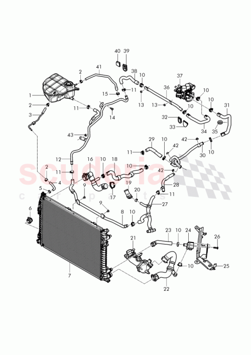 Part Diagram for Bentley 4W0 121 299