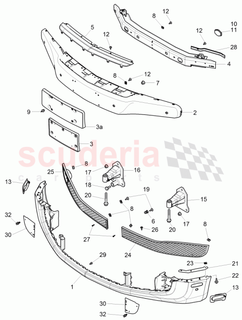 Part Diagram for Bentley 3Y0807668C