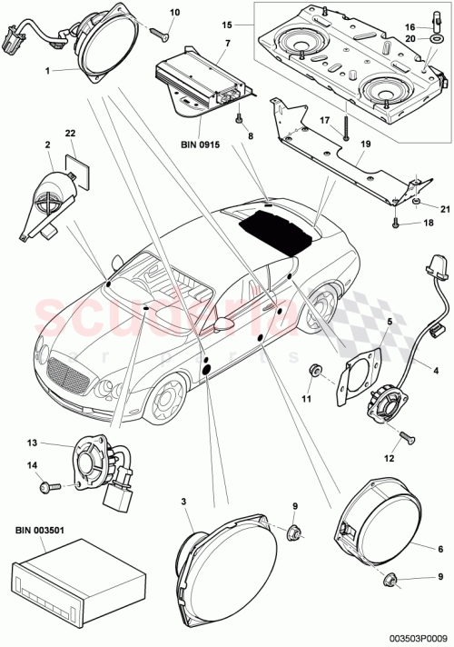 Part Diagram for Bentley 3W8 035 403 B