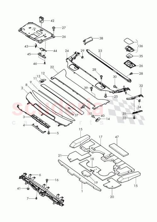 Part Diagram for Bentley 3Y5864160B