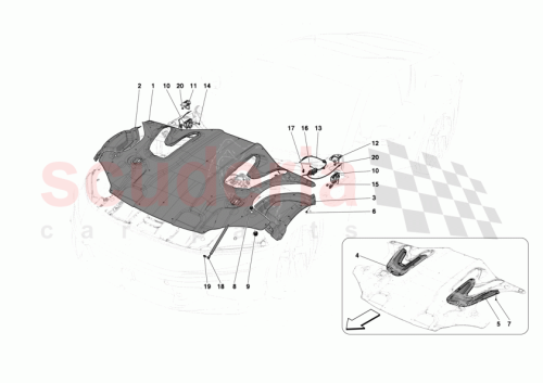 Part Diagram for Ferrari 820524