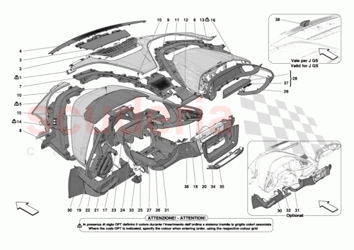 Part Diagram for Ferrari 000920564