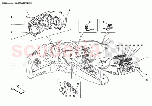 Part Diagram for Ferrari 211861