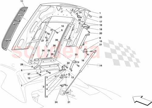Part Diagram for Ferrari 143331