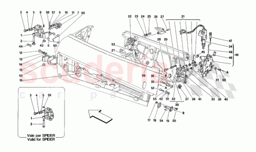 Part Diagram for Ferrari 64685200