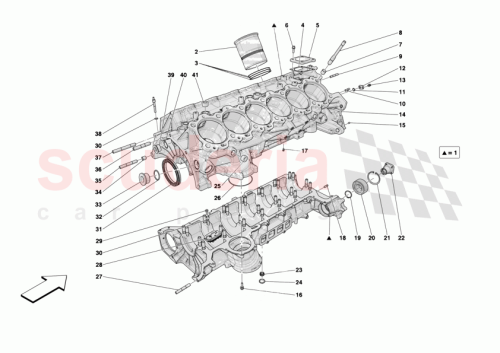 Part Diagram for Ferrari 231618