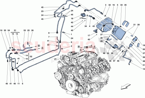 Part Diagram for Ferrari 86705100