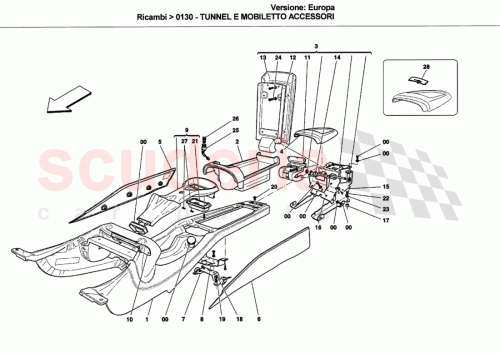Part Diagram for Ferrari 808038