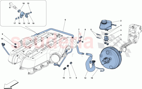 Part Diagram for Ferrari 209864