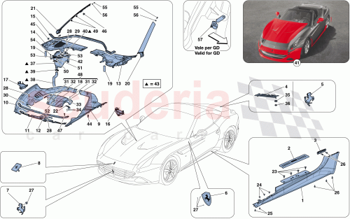Part Diagram for Ferrari 86232500