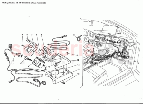 Part Diagram for Ferrari 200855