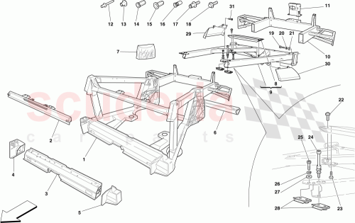 Part Diagram for Ferrari 234098