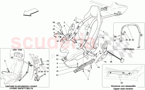 Part Diagram for Ferrari 71340000