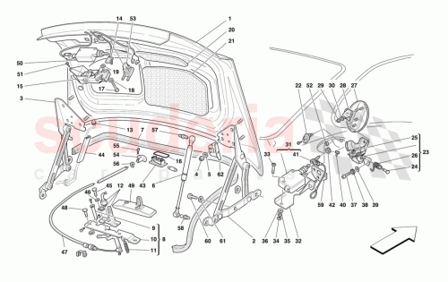 Part Diagram for Ferrari 64575700