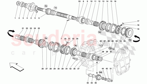 Part Diagram for Ferrari 156917
