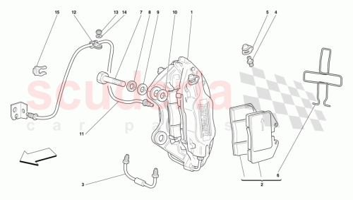 Part Diagram for Ferrari 70000803