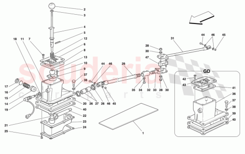 Part Diagram for Ferrari 63964300
