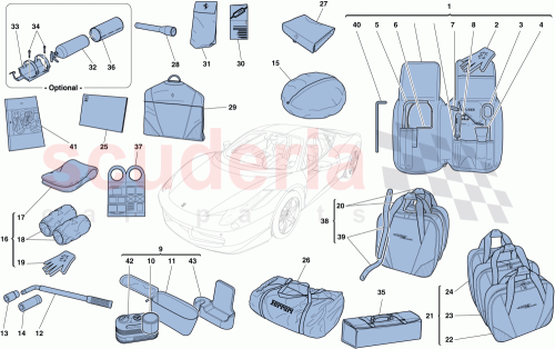 Part Diagram for Ferrari 84733400