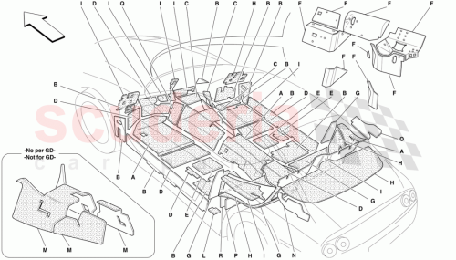 Part Diagram for Ferrari 64071600