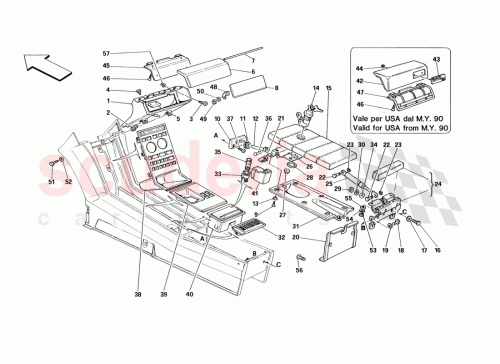 Part Diagram for Ferrari 12611442