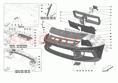 Part Diagram for Ferrari 65752800