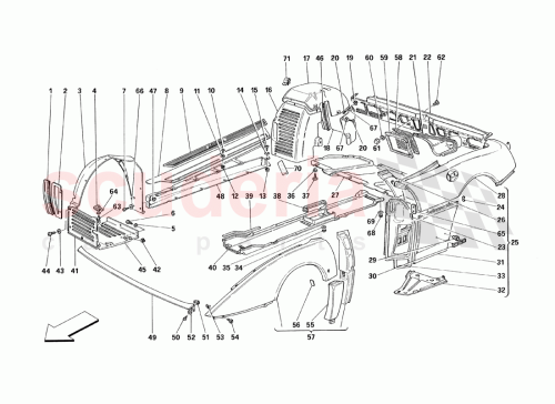 Part Diagram for Ferrari 10977624