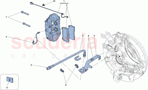 Part Diagram for Ferrari 311681