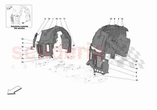 Part Diagram for Ferrari 55031664