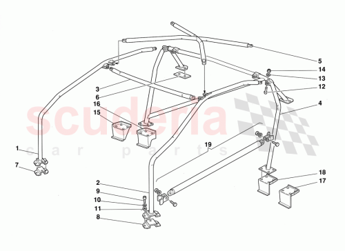 Part Diagram for Ferrari 62964300