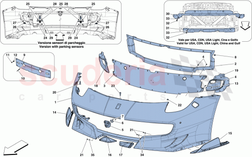 Part Diagram for Ferrari 84414500