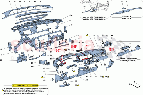 Part Diagram for Ferrari 88519000