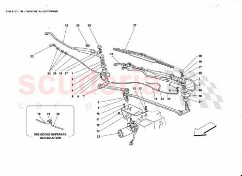 Part Diagram for Ferrari 64610600