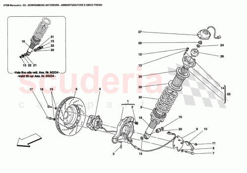 Part Diagram for Ferrari 153286