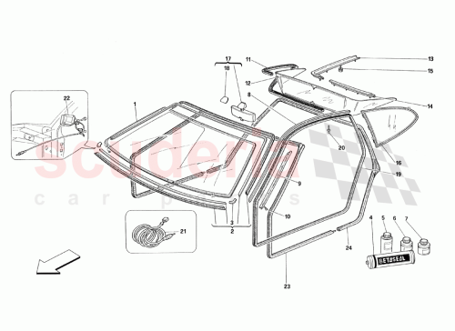 Part Diagram for Ferrari 62850100