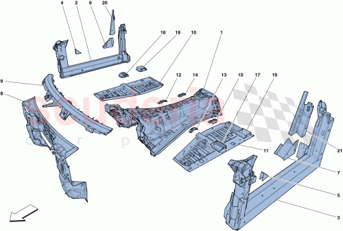 Part Diagram for Ferrari 334363