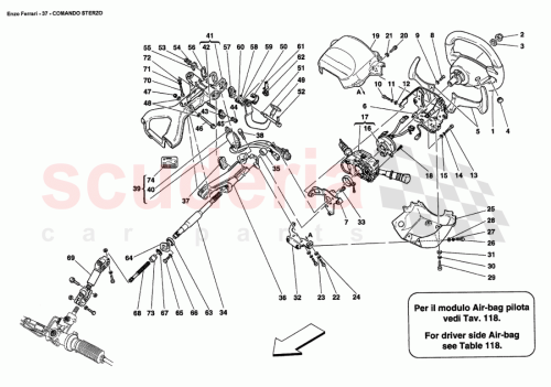 Part Diagram for Ferrari 11001024