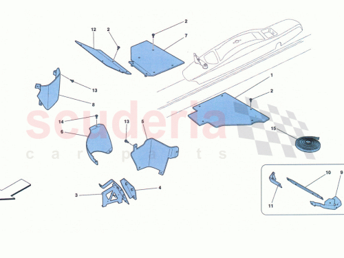 Part Diagram for Ferrari 83390900
