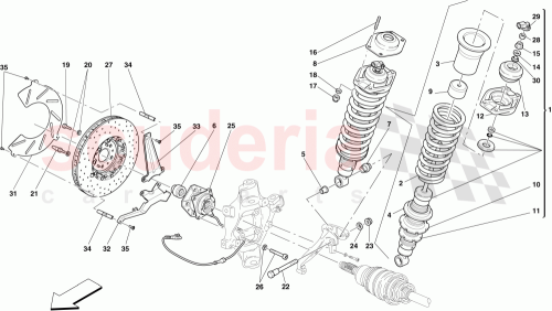 Part Diagram for Ferrari 267664