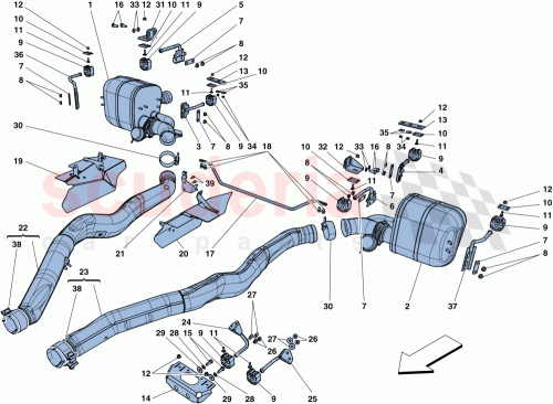 Part Diagram for Ferrari 291412