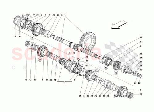Part Diagram for Ferrari 145333
