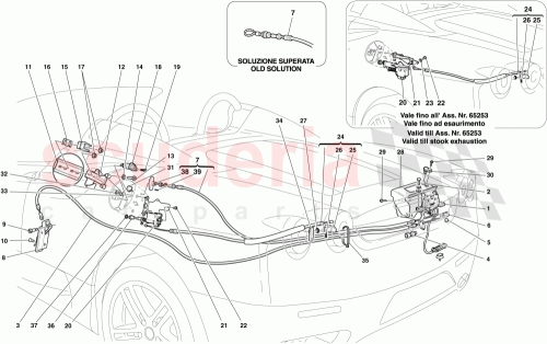 Part Diagram for Ferrari 65396000