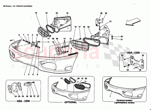 Part Diagram for Ferrari 65005310