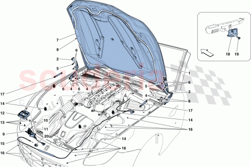 Part Diagram for Ferrari 82210300