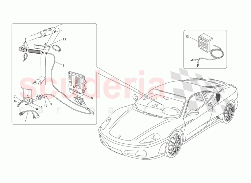 Part Diagram for Ferrari 12639401