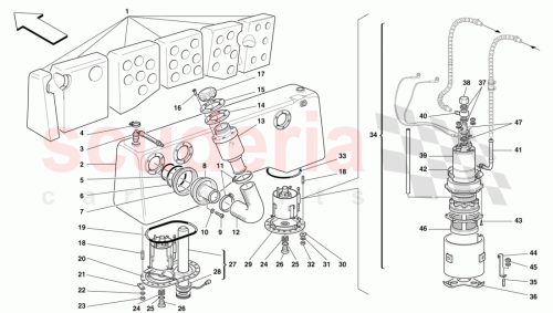 Part Diagram for Ferrari 142741