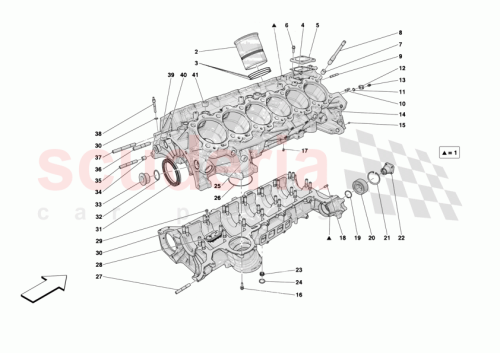 Part Diagram for Ferrari 000315493