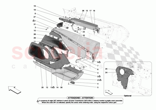 Part Diagram for Ferrari 65377400